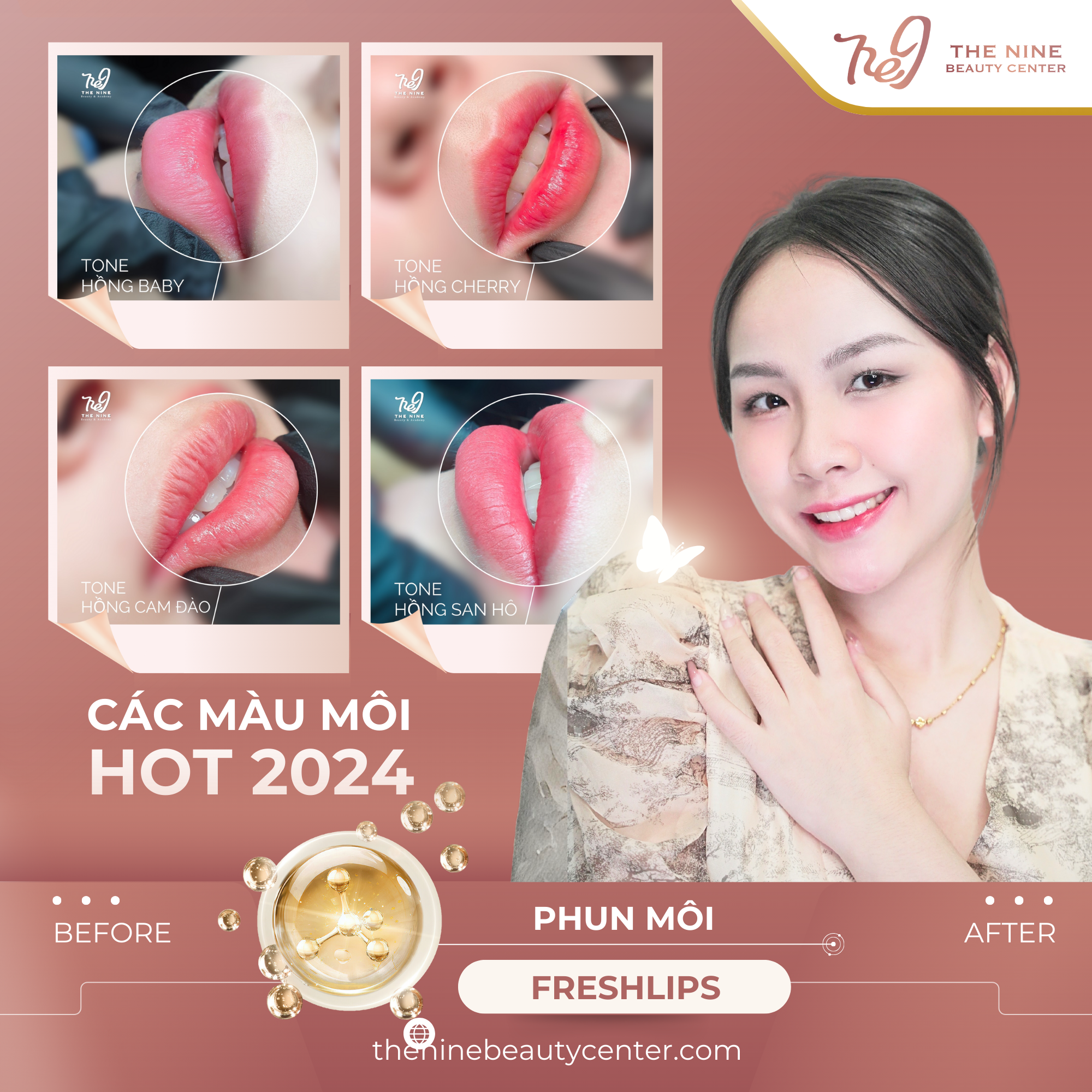 KHỬ THÂM - PHUN MÔI